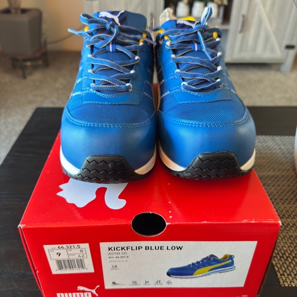 Puma Kickflip Low Blue – Men’s size 9 - Picture 1 of 8